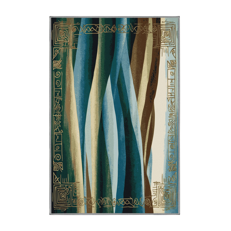 Tapis Lunar Shores, Rectangulaire 2 pi x 3 pi