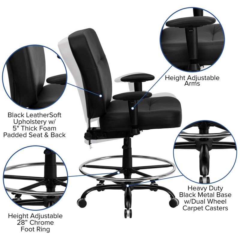 Fauteuil de bureau ergonomique Big & Tall