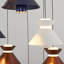 Lustre élégant en or rose, 19,7 po de diamètre x 47,2 po de hauteur | Corps en métal avec capuchon en verre opale | Assemblé, 1 douille DEL 55 W, 5 500 Lm, 3 000 K | Parfait pour la salle à manger, le salon et les décors modernes-583220187-583220190-583220191