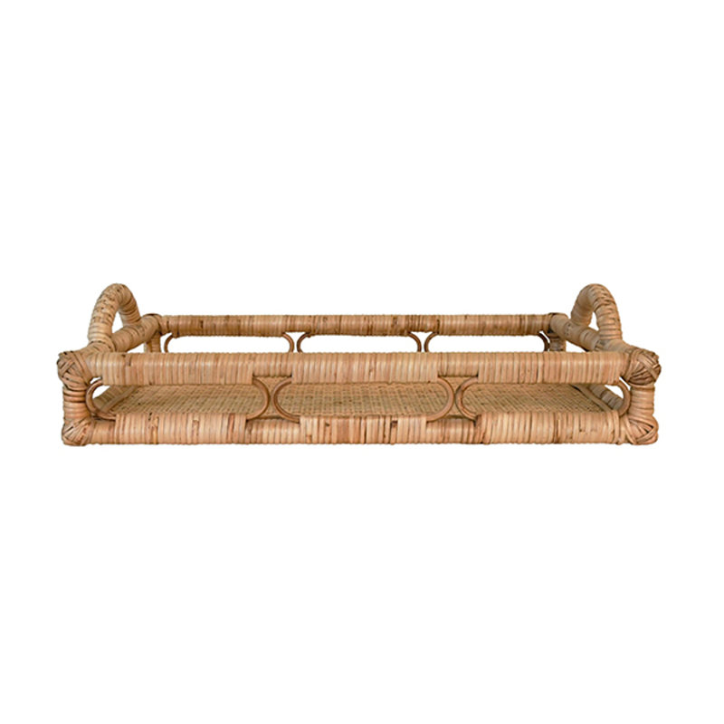 Tatum Rattan Tray