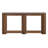 Narrow Console Table Behind Couch, Fluted Skinny Entryway Table, Long Slim Sofa Table-753591319