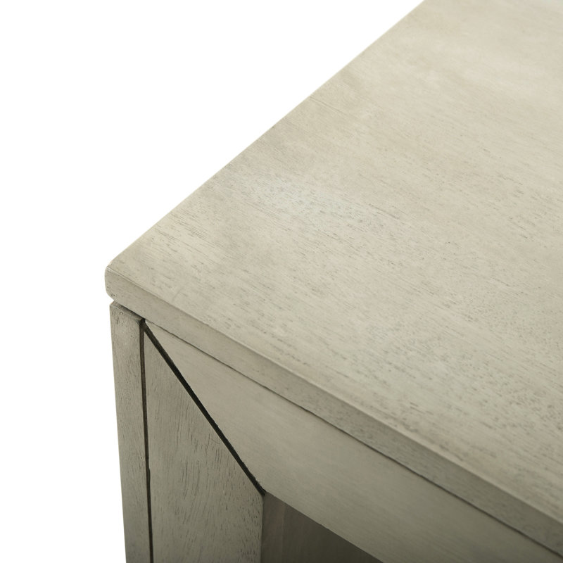 Chêne gris, bois, banc pour la salle à manger, 48 W, 15 de large, 18 hauteurs, lignes épurées, structure d'aspect artisanal, finition