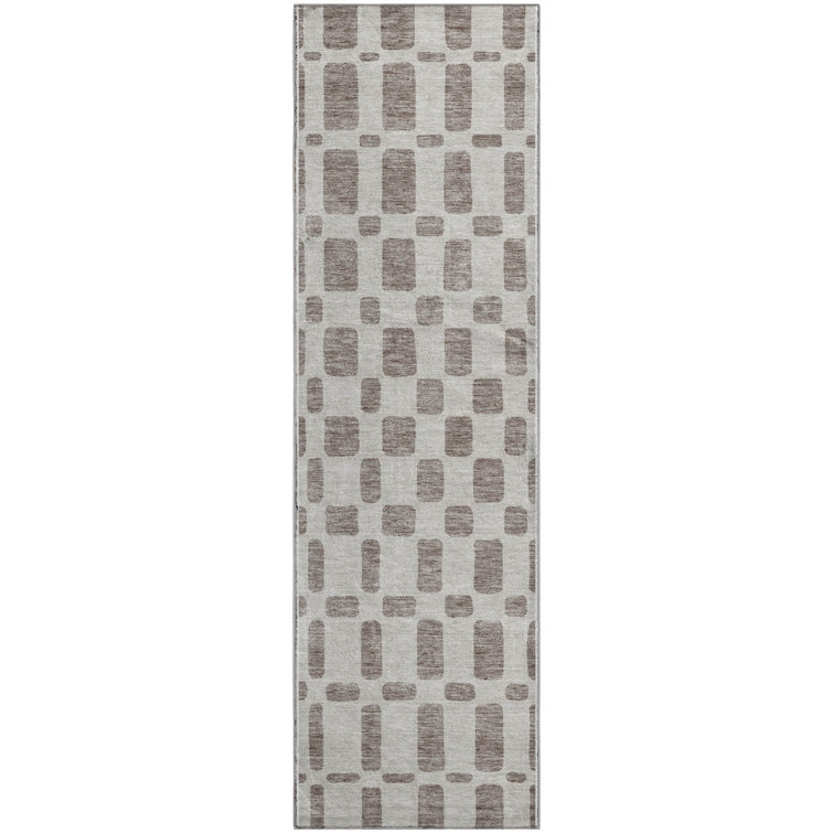 Premium Machine Washable Prisco Taupe Rug