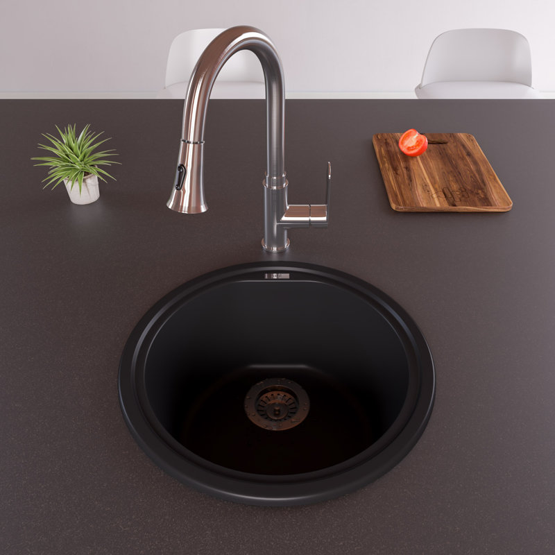 Alfi Brand Pull Down Kitchen Faucet, Brushed Nickel