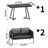 Kahlin 4 - Person Solid Wood Top Double Pedestal Dining Set