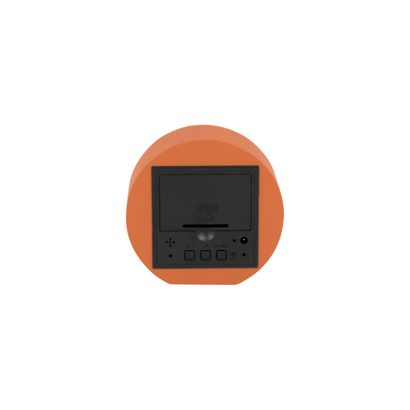 Digital Numerical Electric Alarm Tabletop Clock, Orange