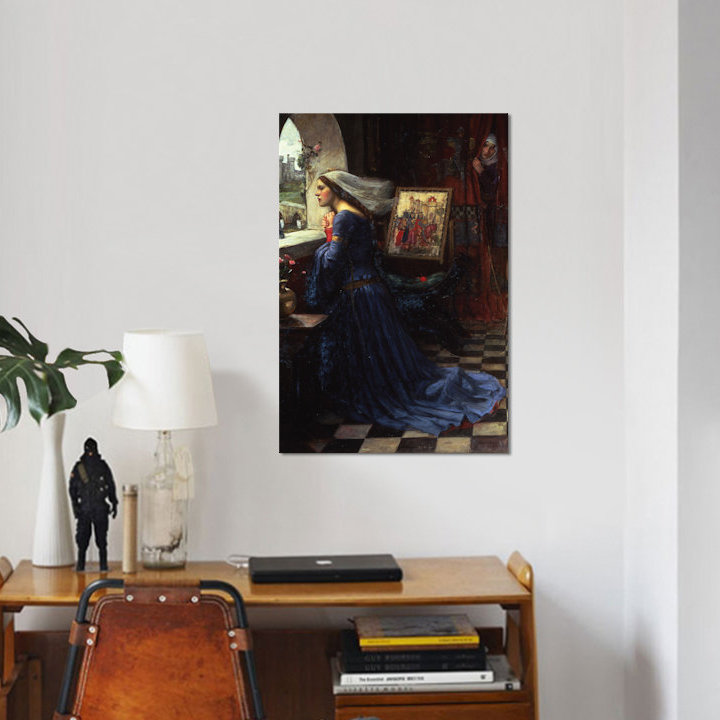 « fair rosamund, 1916 » par john william, impression sur toile waterhouse, H 12 po x l 8 po x P 0,75 po, Toile tendue
