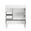 Meuble-lavabo 30 po. Armoire de rangement abondante - 1 porte à fermeture douce et 3 tiroirs-1999181471