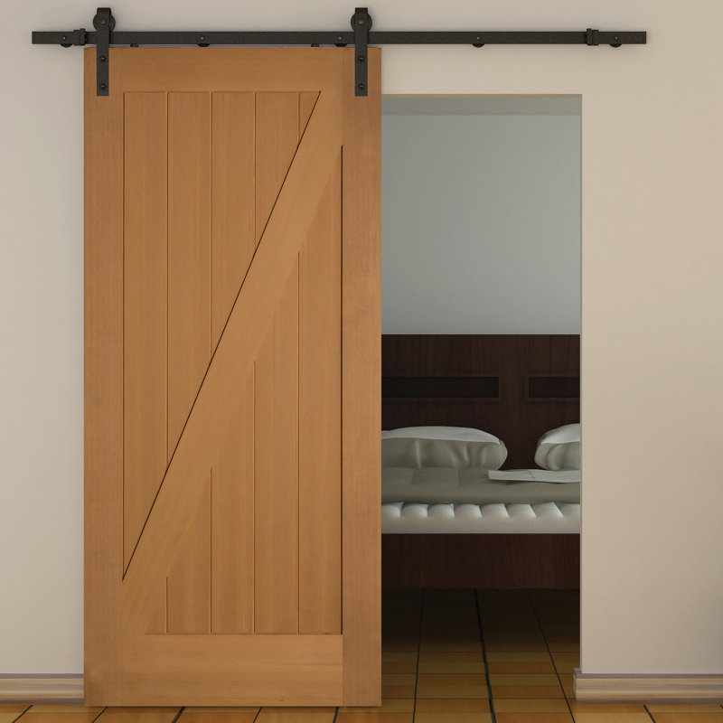 Unfinished Fir Z-Bar Interior Barn Door Slab