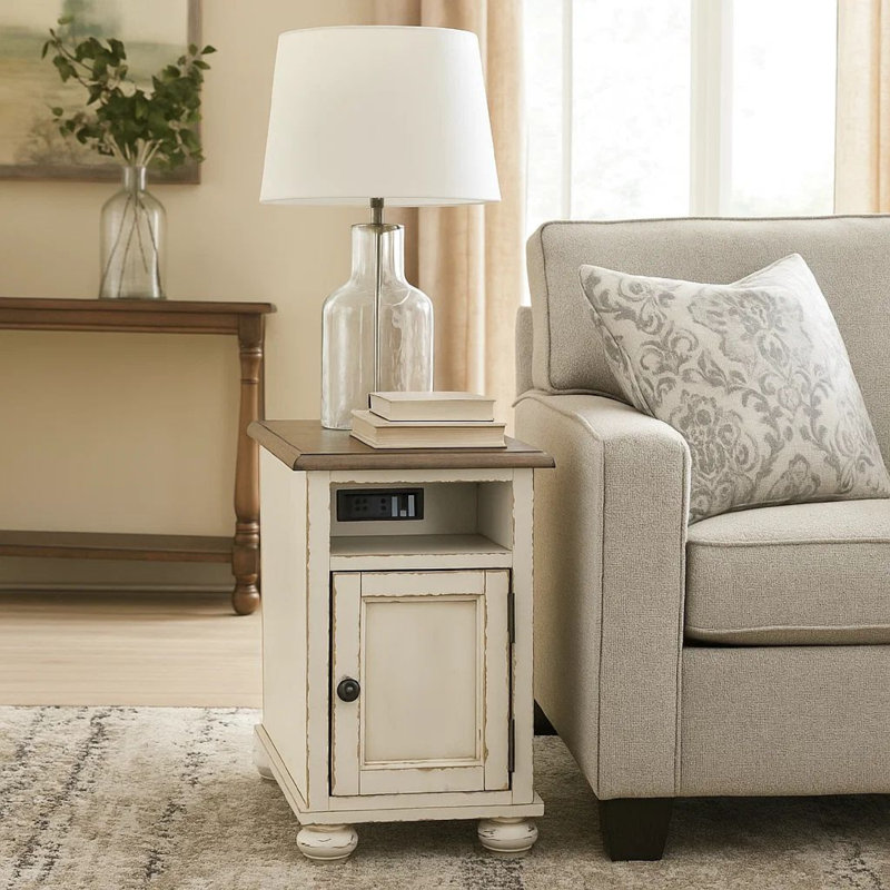 Table de bout avec rangement Cattima