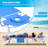 3-in-1 Heavy Duty Tanning Chair with Face Hole Adjustable 5-Position Folding Chaise Lounge Chairs for Outside Portable Lay Flat Beach Lounge Chair for Outdoor Sunbathing Patio Pool Lawn Camping Deck-176900101