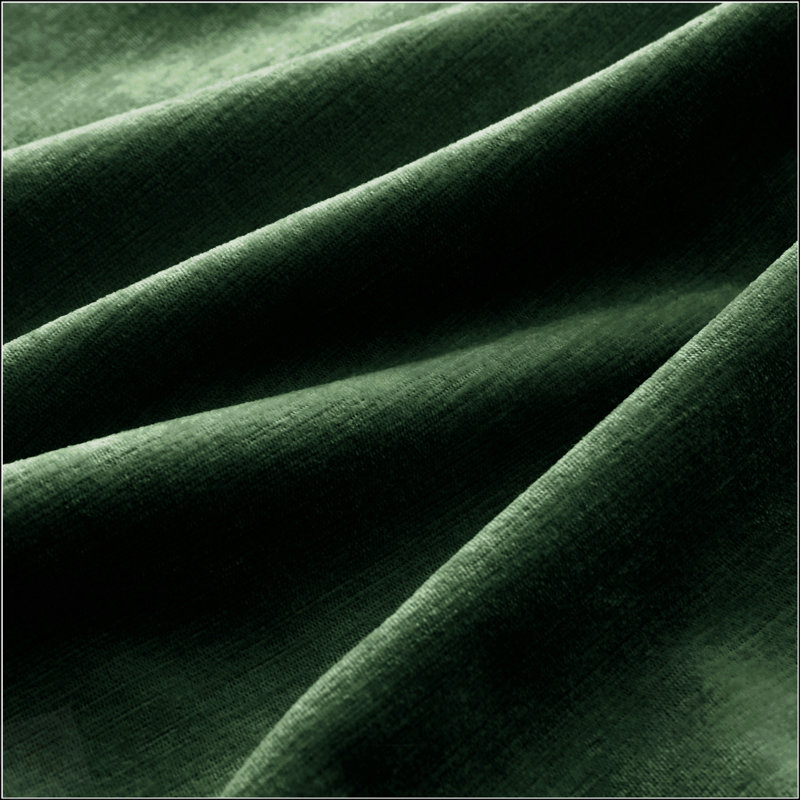 Canapé en L Chenille Cloud, Green Chenille, Vert