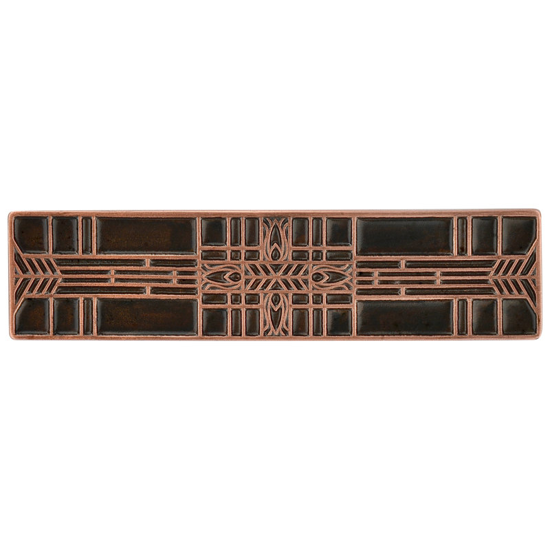 Arts And Crafts Bar / Handle Pull, Antique Copper