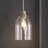 Jarod 1 - Light Gray Single Pendant