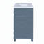 Meuble-lavabo de style rétro avec matériaux durables et beaucoup de rangement