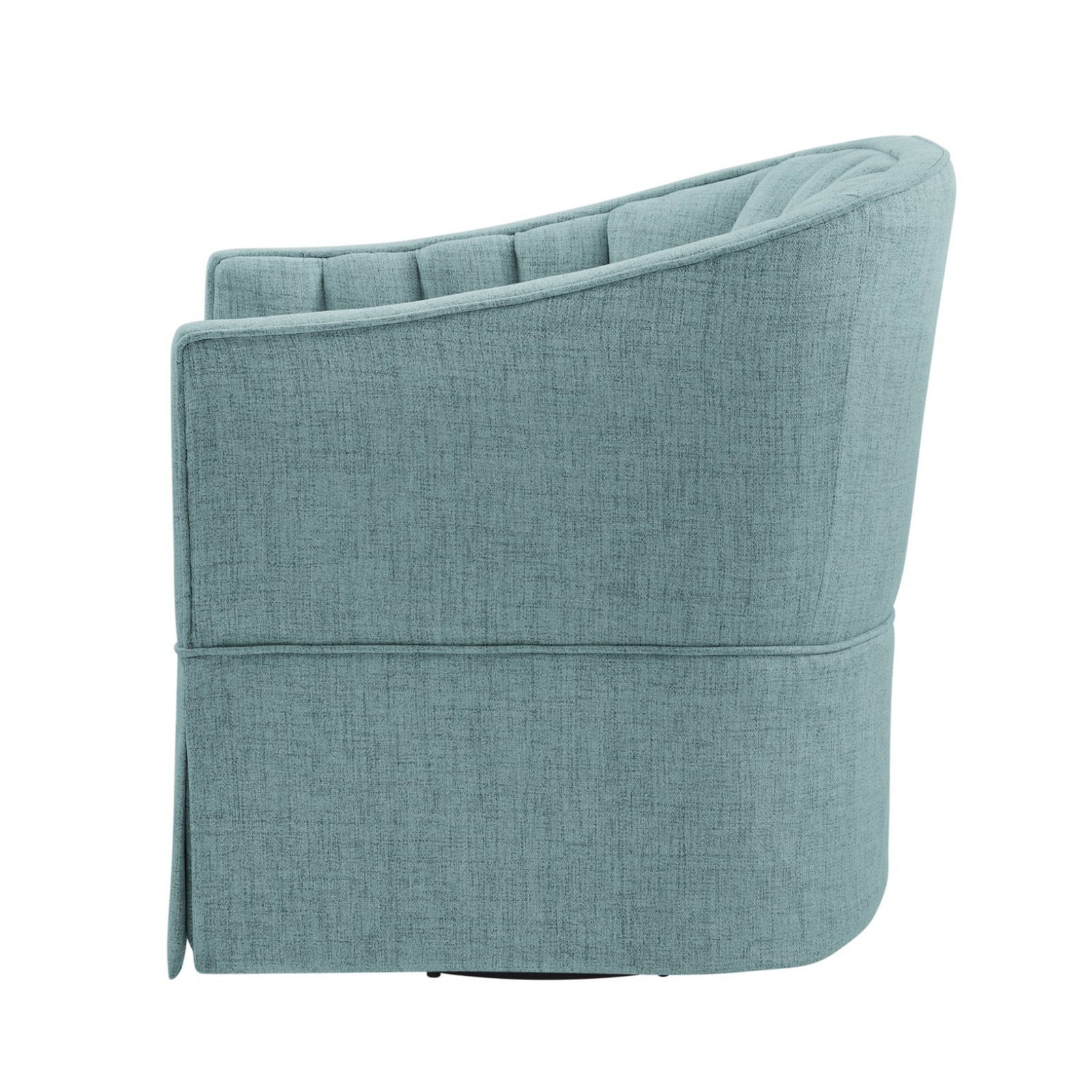 Milnor Swivel Barrel Chair, Blue