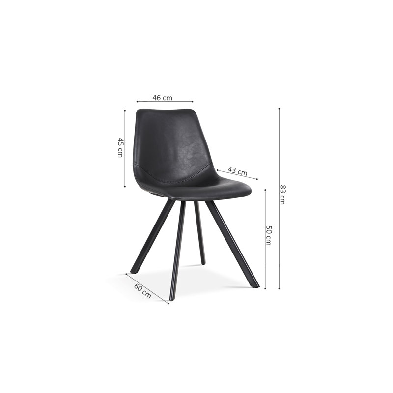 Dining Chair, Black