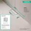 Ensemble complet de garniture et d'installation 2 ", 31 1/2" hansgrohe RainDrain