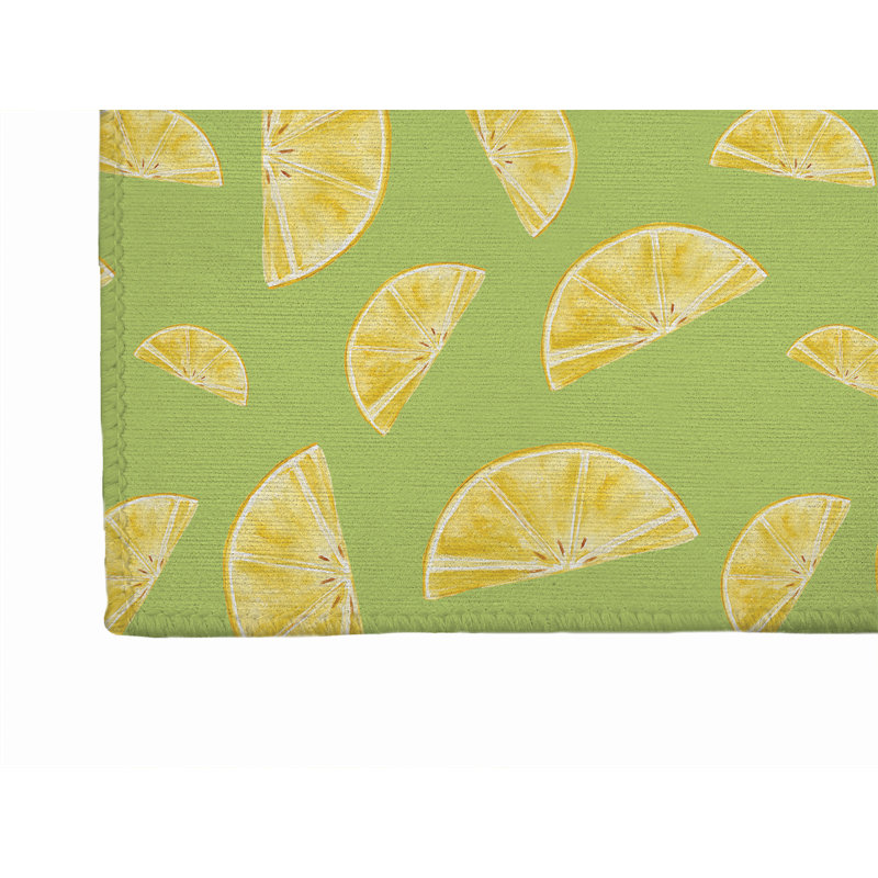 Summer Lemon, Bright Lime, 60" W x 84" L