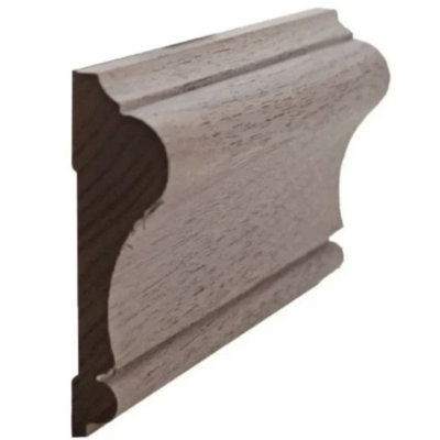 Rail de chaise colonial EWCH11 de 2 3/4 po de hauteur x 3/4 po de moulure. Sans finition