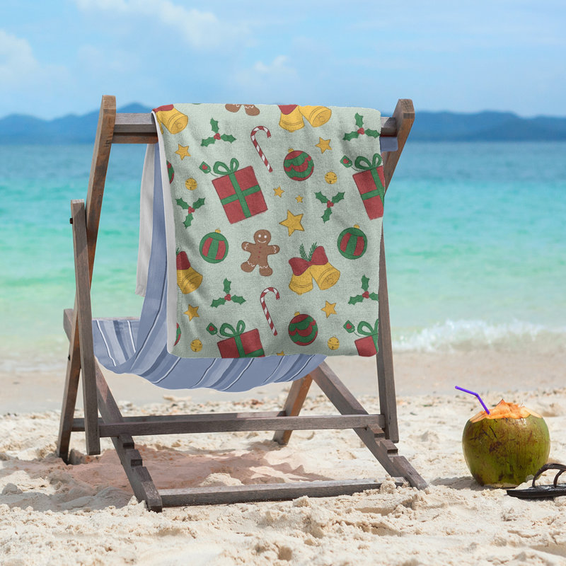 Beach Towel, Mint, Microfiber