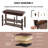 Two-Tier Entryway Shoe Bench With Adjustable Shelves-1834045054