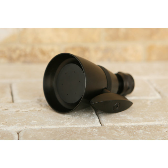 Kingston Brass Made To Match 2-1/4-Inch Round Adjustable Jet Spray Brass Shower Head, Oil Rubbed Bronze