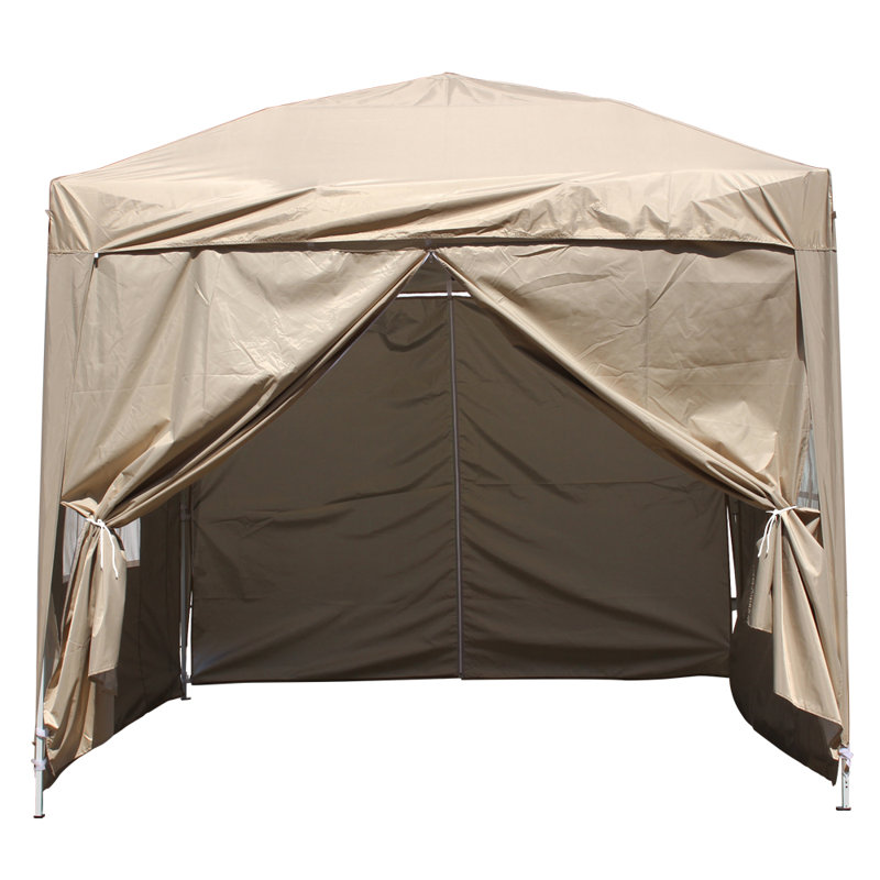 Iserman 2m x 2m Metal Pop-Up Gazebo, Beige