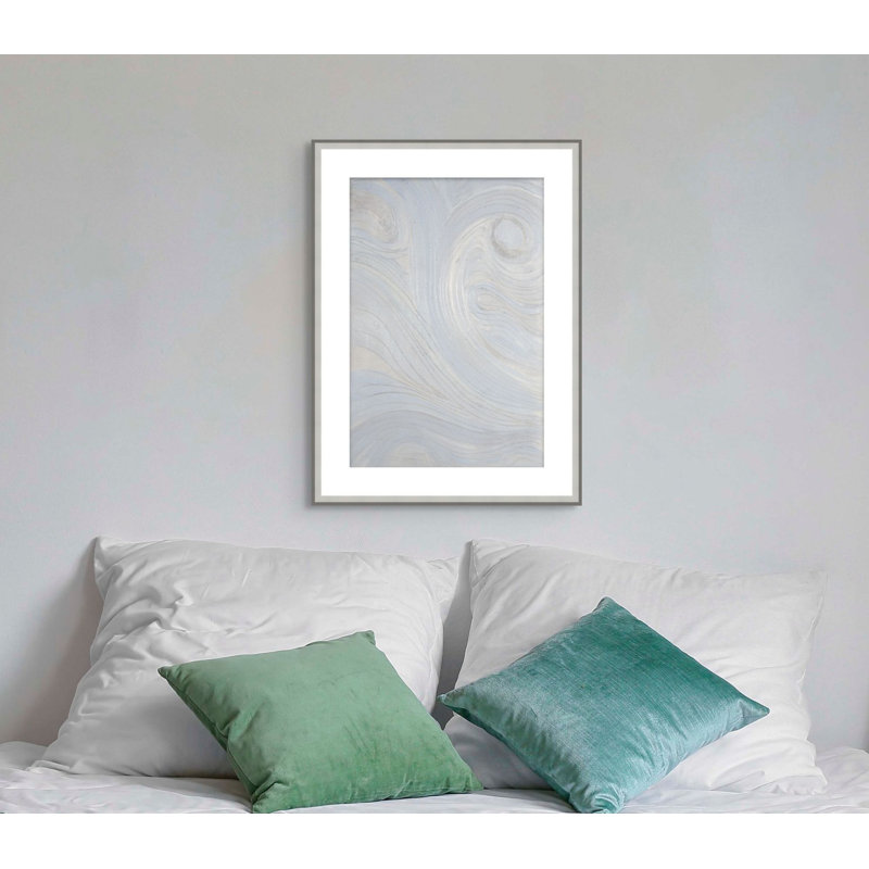 Abstract Framed Acrylic Painting Print, 16.75" H x 13.75" W