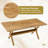 71 * 35.4 inch MDF splicing desktop Dining Table with X-shaped metal frame-93552413