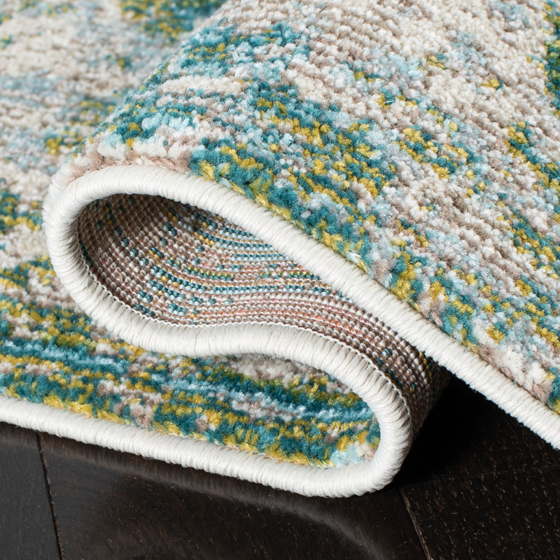 Panayiotis Performance Abstract Rug, Runner 2'2" x 6'