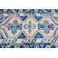 Tapis rétro, tapis turcs, tapis de 4,1 pi x 6,5 pi, tapis Oushak, tapis marocains bleus