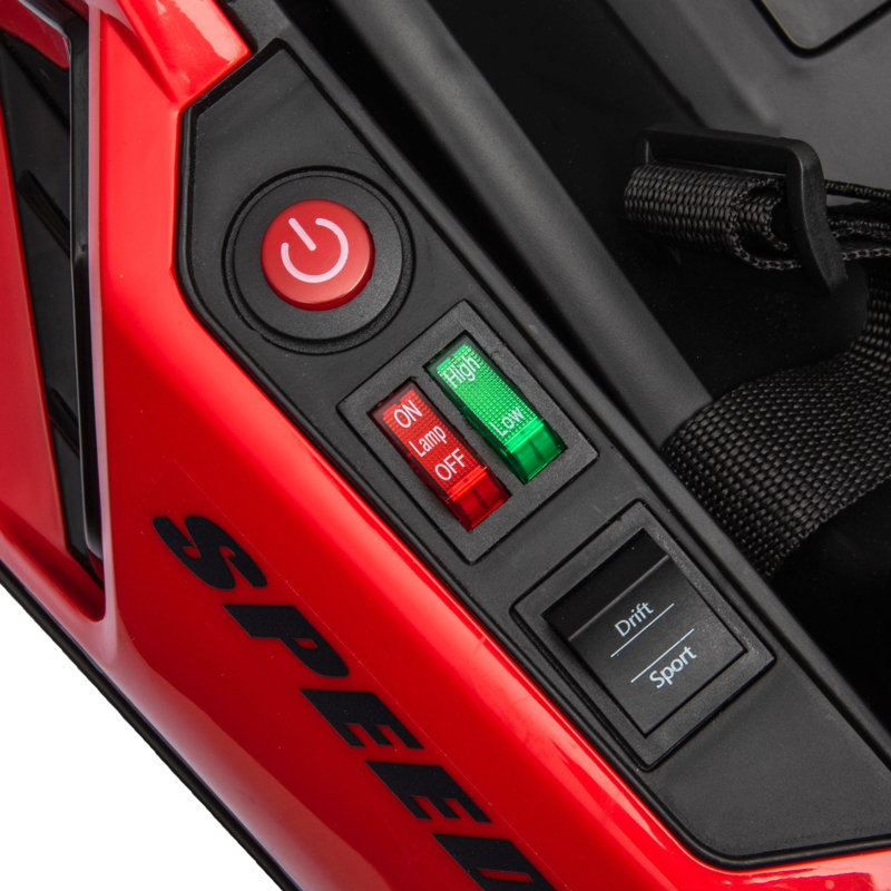 Freeport Park Battery Powered Ride On, Black/Red