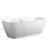59" x 30" Freestanding Soaking Acrylic Bathtub