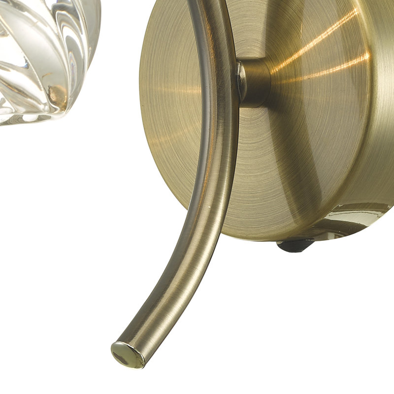 Orcutt Armed Sconce, Antique Brass