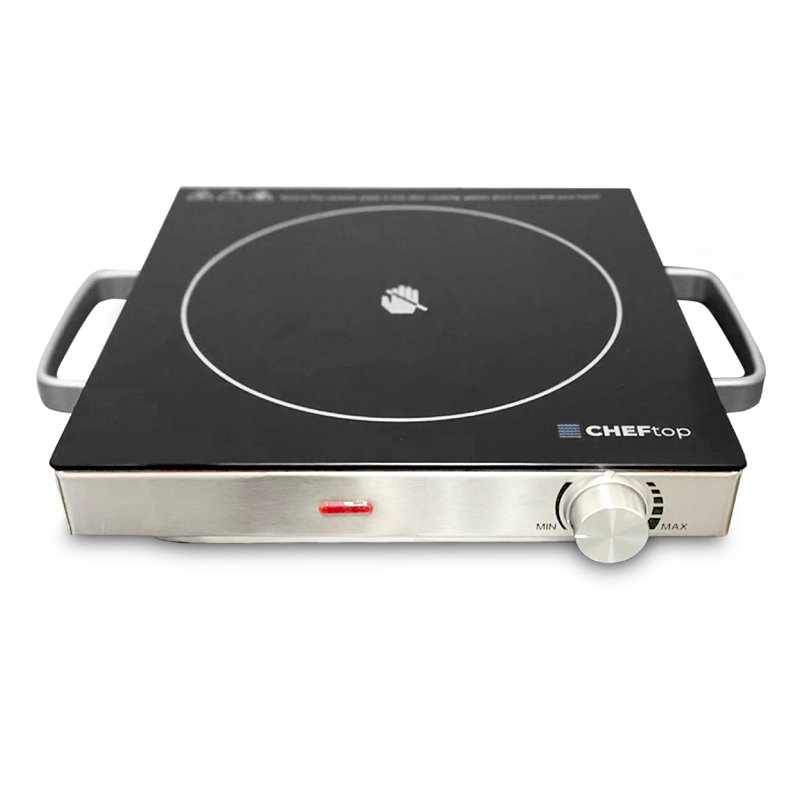 1500W Single Burner 11 in. Black Electric Ceramic Cooker