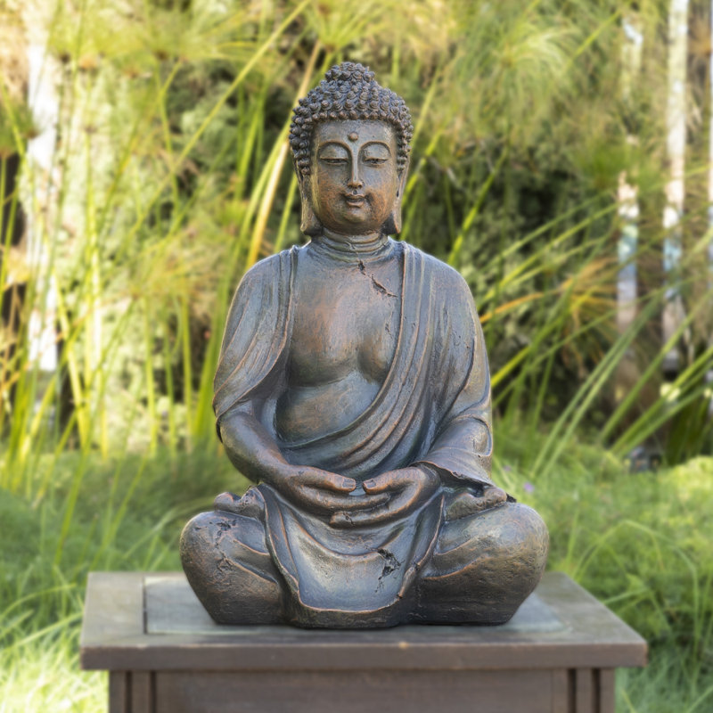 Nixon Weather Resistant Stone Garden Statue