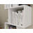 Modern White Bookshelf, 5 Shelves, 23.6 x 59.1 x 11.8 inches | 100% Melamine Coated Particle Board, Thickness: 0.71 inches | Wall-Mountable Design, Stylish & Functional Storage for Home & Office-1695029674