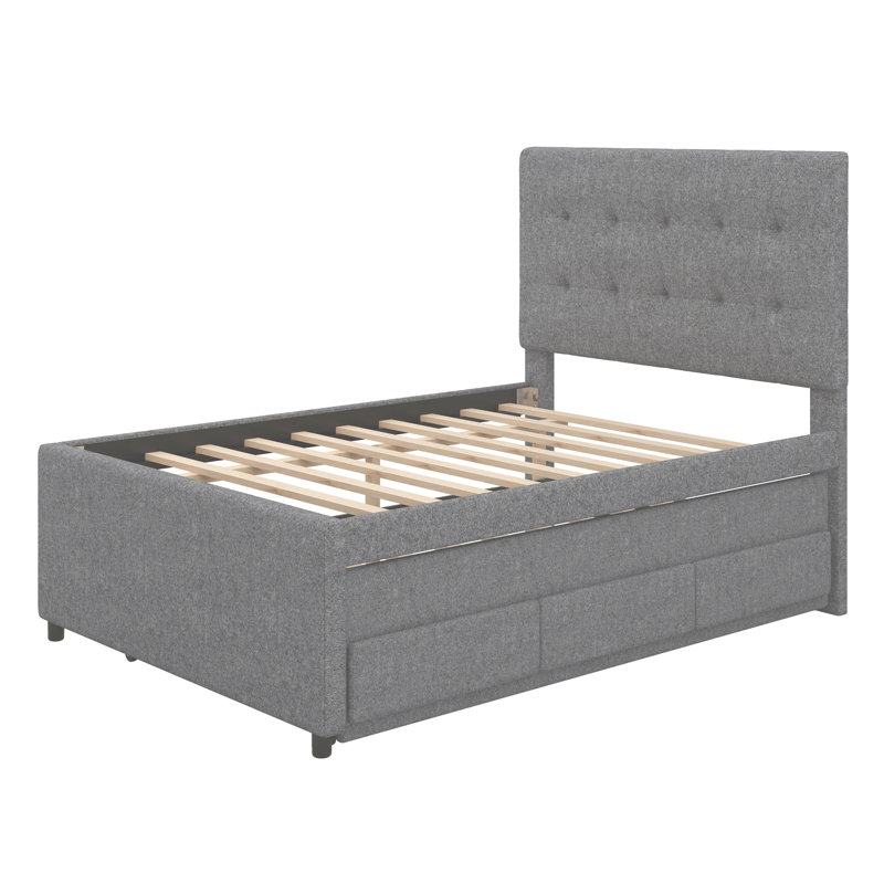 Full Size Upholstered Platform Bed