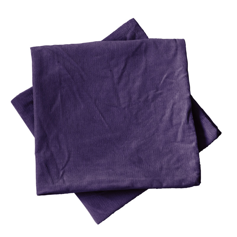 Cotton Corduroy Pillow Cover, Imperial Purple