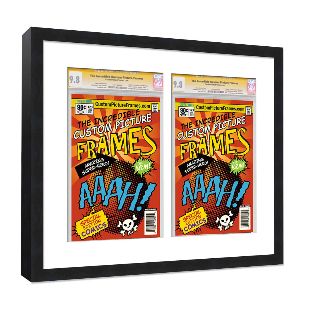 Wood Picture Frame with Mat CustomPictureFrames.com 