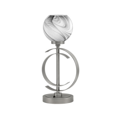 Lampe de table en acier inoxydable