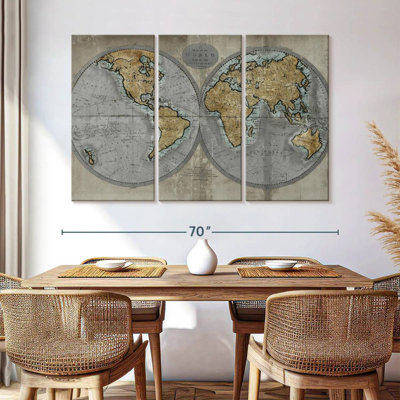 Carte rustique du monde Aliaz