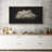 Clouds " Moody Black Modern Minimalist Neutral Artwork " - Extra Large Framed Wall Art Canvas Print-101069299-98126579