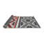 Tapis noir/zone orange à motifs-1400123452