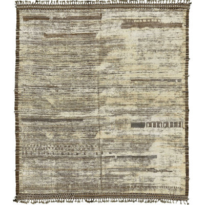 Tapis moderne délavé Earthy Tones