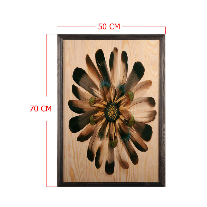 Anonymous - Single Picture Frame Painting on Wood, 70cm H x 50cm W x 1.5cm D