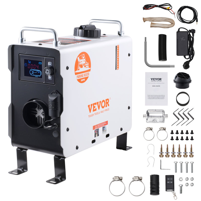 Chaufferette à gazole électrique 12V / 24V 2KW Bluetooth APP télécommande pour l'extérieur