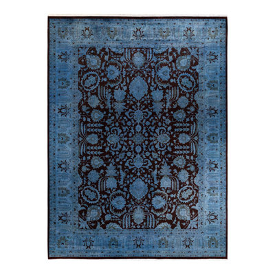 Fine Vibrance One-of-a-Kind 9'2" X 12'4" Hand Knotted Area Rug