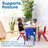 ECR4Kids Plastic School Stackable Chair, 12in, Classroom Furniture, 10-Piece-59601989